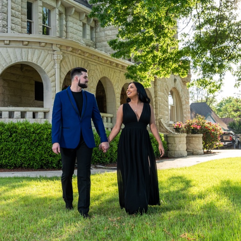 Heavenly Hues Black Maxi Dress